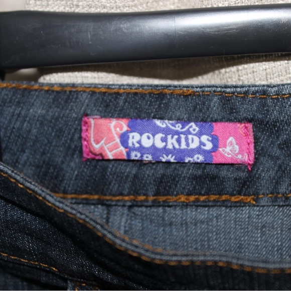 Long, Modest Dark Denim Rockids/ Rock Kids  Skirt - Picture 4 of 6